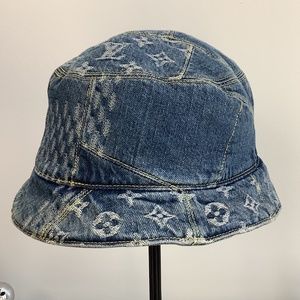 VUITTON/バケハ/デニム ルイ·ヴィトン】ヴィンテージデニム風の新作ウィメンズバケット